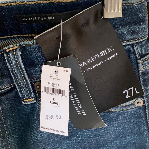 Banana Republic High-Rise Straight Jeans - Picture 4 of 5